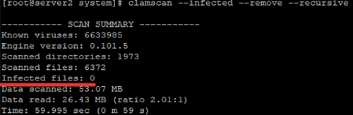 clamscan - How to scan for viruses with ClamAV? 