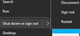 disable shutdown option in start menu but keep restart 