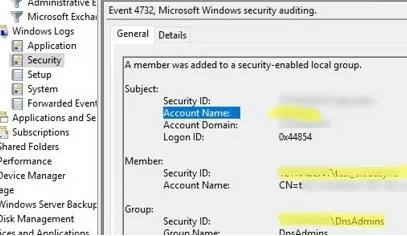 Event 4732: A member was added to a security-enabled group