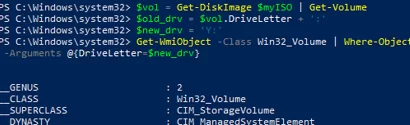 map an ISO file with a specific drive letter