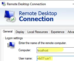 MSTSC client - connect RDP via gateway