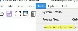 Process Activity Summary 