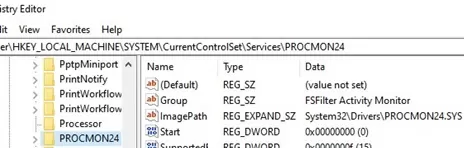 procmon24 service