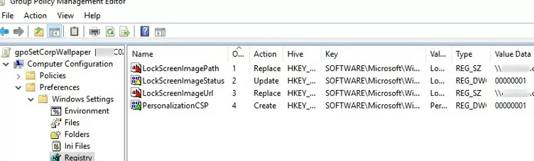 Change lock screen and logon image on WIndows Professional via the registry