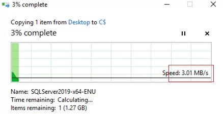 windows 10 slow file transfer over network